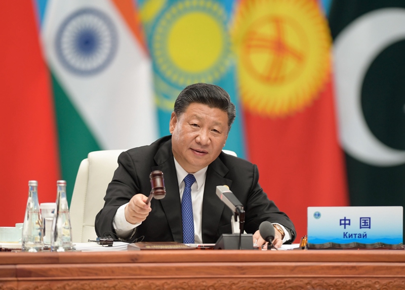 上海合作组织青岛峰会举行 习近平主持会议并发表重要讲话(图1) 上海合作组织青岛峰会举行 习近平主持会议并发表重要讲话(图1)